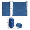 Aotu AT6109 Outdoor Camping Fleece Sleeping Bag for Adult, Random Color Delivery, Size: 180x75cm