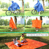 3 in 1 Aotu AT6927 Multifunctional Outdoor Camp Riding Raincoat Picnic Blanket,  Size: 217x143cm(Orange)