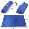 3 in 1 Aotu AT6927 Multifunctional Outdoor Camp Riding Raincoat Picnic Blanket,  Size: 217x143cm(Blue)