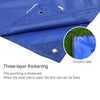 3 in 1 Aotu AT6927 Multifunctional Outdoor Camp Riding Raincoat Picnic Blanket,  Size: 217x143cm(Blue)