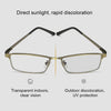 Dual-purpose Photochromic Presbyopic Glasses, +2.50D(Gold)