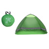 Foldable Free to Build Automatic Quick Speed Open Outdoor Camping Beach Tent with Carrying Bag for 2 Adult or 3 Children Use, Size: 2x1.2x1.3m(Green)