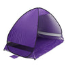 Foldable Free to Build Automatic Quick Speed Open Outdoor Camping Beach Tent with Carrying Bag for 2 Adult or 3 Children Use, Size: 2x1.2x1.3m(Purple)