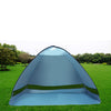 Foldable Free to Build Automatic Quick Speed Open Outdoor Camping Beach Tent with Carrying Bag for 2 Adult or 3 Children Use, Size: 2x1.2x1.3m(Blue)