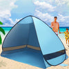 Foldable Free to Build Automatic Quick Speed Open Outdoor Camping Beach Tent with Carrying Bag for 2 Adult or 3 Children Use, Size: 2x1.2x1.3m(Orange)