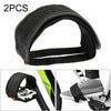 2 PCS Bicycle Pedals Bands Feet Set With Anti-slip Straps Beam Foot(Black)