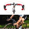 TOSEEK 1 Pair New Cycling Road Bike Sports Bicycle Cork Handlebar Tape Wrap + 2 Bar Plug(Pink)