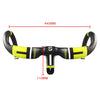 TOSEEK UD Carbon Fiber Ultralight Road Bike Handlebar, Size: 440x110mm (Yellow)