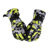 One Pair Protective Unisex Skiing Riding Winter Outdoor Sports Thickened Splashproof Windproof Warm Gloves, Size: L (Yellow Camouflage)