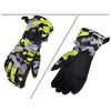 One Pair Protective Unisex Skiing Riding Winter Outdoor Sports Thickened Splashproof Windproof Warm Gloves, Size: L (Yellow Camouflage)