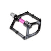 SHANMASHI 1031 Magnesium Alloy Pedal Non-slip Comfortable Bicycle Folding Pedal(Pink)