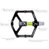 SHANMASHI 1031 Magnesium Alloy Pedal Non-slip Comfortable Bicycle Folding Pedal(Green)