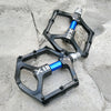 SHANMASHI 1031 Magnesium Alloy Pedal Non-slip Comfortable Bicycle Folding Pedal(Blue)