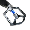 SHANMASHI 1031 Magnesium Alloy Pedal Non-slip Comfortable Bicycle Folding Pedal(Titanium Color)