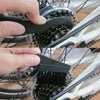 2 Set Bicycle Chain Cleaning Brush Flywheel Cleaning Tools Crankset Brush Cleaning Chain Wheel Set Brush (Red)