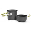 DS-101 Portable Outdoor Camping Cooking Set Picnic Boiler Cookware Combination (Black)