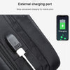 BANGE Fashion Casual Shoulder Bag Outdoor USB Chest Bag (Black)