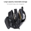 BANGE Fashion Casual Shoulder Bag Outdoor USB Chest Bag (Black)