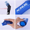 AONIJIE Outdoor Sports Foldable Suck Soft Kettle, Marathon Hiking Running Long Mouth Water Bottles, Capacity: 350ML