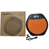 Electronic Dumb Combat Board Trainer Drum Exercise Metronome DS100(Black+Orange)
