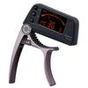 Professional Guitar Tuner Clip, Loftstyle Chromatic Clip-on Tuner with Rotational LCD Screen Light Display Single-handed Guitar Capo