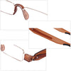 Portable Folding 360 Degree Rotation Presbyopic Reading Glasses with Pen Hanging, +4.00D(Wine Red)