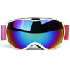 H018 Children Anti-fog Windprooof UV Protection Goggles with Adjustable Strap (White+Colorful)