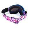 H018 Children Anti-fog Windprooof UV Protection Goggles with Adjustable Strap (White+Colorful)