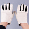 Labor Supplies Wear-Resistant Protection Gloves Thickened Encryption Canvas Gloves(Black)