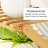 5-Layer Balcony Living Room Collapsible Solid Wood Flower Stand Potted Planting Shelves, Length: 80cm
