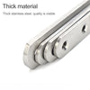 100 PCS Stainless Steel Connection Code Straight Connecting Piece, Number: 7