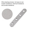 100 PCS Stainless Steel Connection Code Straight Connecting Piece, Number: 7