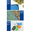 Outdoor Oxford Cloth Camping Mat Tent Blanket Sun Pergola Shelter Awning Picnic Mattress Camping Cushion, XS Size: 115x220cm, Random Color Delivery