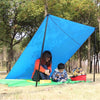 Outdoor Oxford Cloth Camping Mat Tent Blanket Sun Pergola Shelter Awning Picnic Mattress Camping Cushion, XS Size: 115x220cm, Random Color Delivery