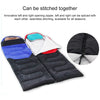 Outdoor Camping Sleeping Bag Splicing Indoor Cotton Sleeping Bed, Size: 210x80cm, Weight: 1.8kg (Blue)