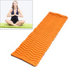 Outdoor Camping Inflatable Cushion Ultra Light TPU Air Mattress, Size: 190x57x5cm, Style: Wave (Orange)