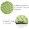 Outdoor Camping Inflatable Cushion Ultra Light TPU Air Mattress, Size: 190x57x5cm, Style: Wave (Green)