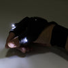 Dual LED Light Night Fishing Two Fingers Glove (Left Hand)