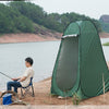 Clothes Changing Bathing Tent with Window, Single, Size: 190x120x120cm (Blue)