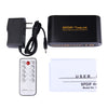 SPDIF / TOSLINK Digital Optical Audio Switcher 4x2 with Remote Controller, US Plug