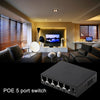 5 Ports 10/100Mbps POE Switch IEEE802.3af Power Over Ethernet Network Switch for IP Camera VoIP Phone AP Devices