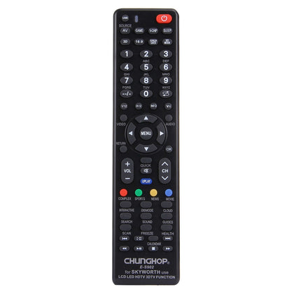 CHUNGHOP E-S902 Universal Remote Controller for SKYWORTH LED TV / LCD TV / HDTV / 3DTV