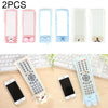 2 PCS Lace Fabric Bowknot Air Conditioning TV Remote Control Protective Cover Dust Jacket, L, Size: 23*8cm, Random Color Delivery