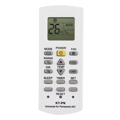 KT-PN Universal A/C Air-Conditioner Remote Controller with LCD Screen for Panasonic