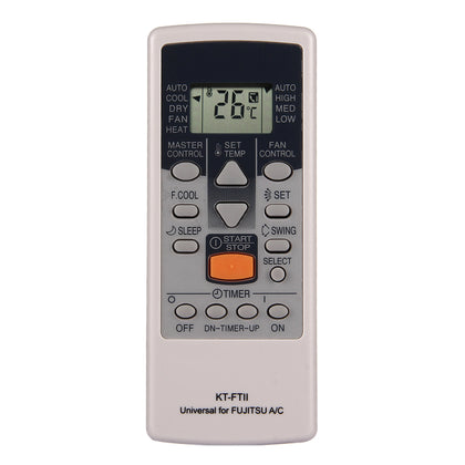 KT-FTII Universal A/C Air-Conditioner Remote Controller with LCD Screen for FUJITSU