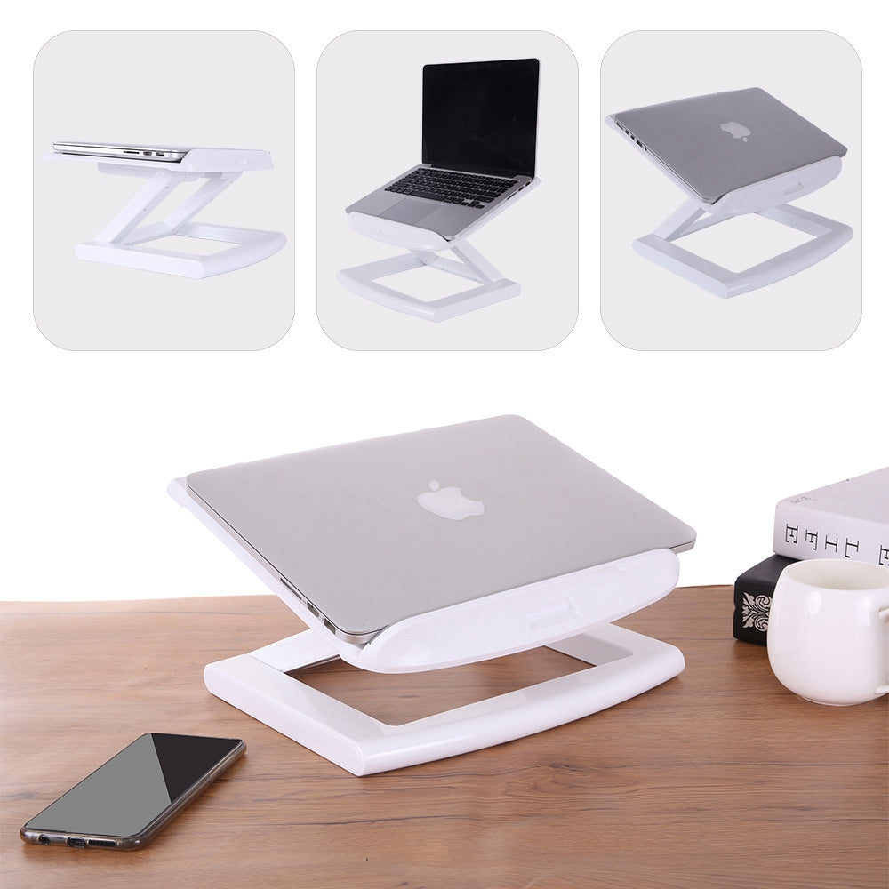 ROOSTAND Laptop Height Extender Holder Stand Folding Portable Computer Heat Dissipation Bracket, Size: 28x29.6cm(White)