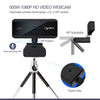 HXSJ S3 500W 1080P Adjustable 180 Degree HD Automatic Focus PC Camera with Microphone (Black)