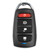 433MHZ Wireless Copy Remote Control Metal Four-button Garage Door Copy Code Remote Contro