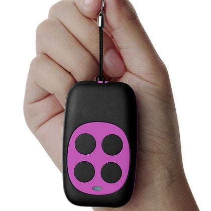 Colorful Four-Key Copying Remote Garage Door Gate Wireless Remote Control 433MHZ Copy Key Cloning Duplicator(Rose Red)