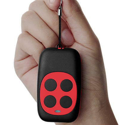 Colorful Four-Key Copying Remote Garage Door Gate Wireless Remote Control 433MHZ Copy Key Cloning Duplicator(Red)